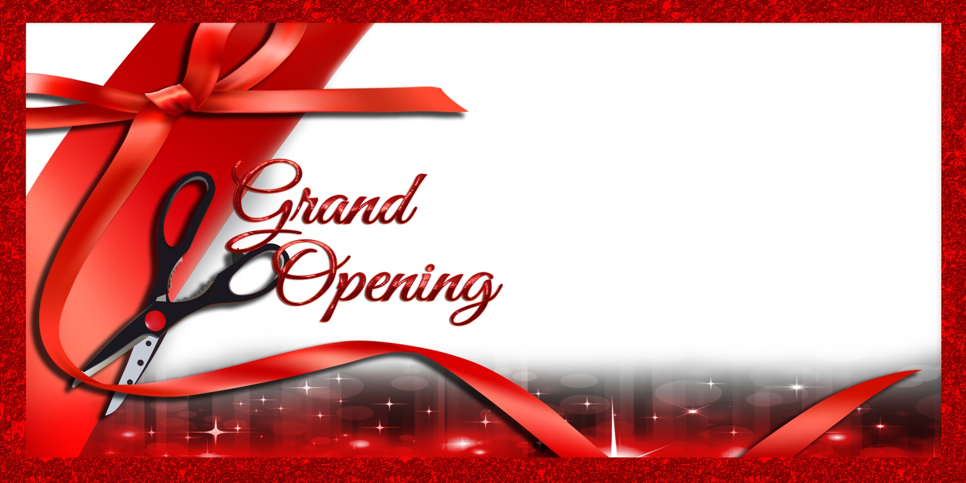 Business Banner - Grand Opening Ribbon Cutting Banner
