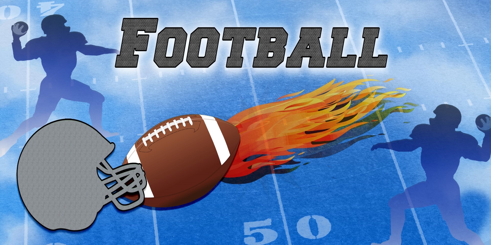 Football Fire - Sports Banner