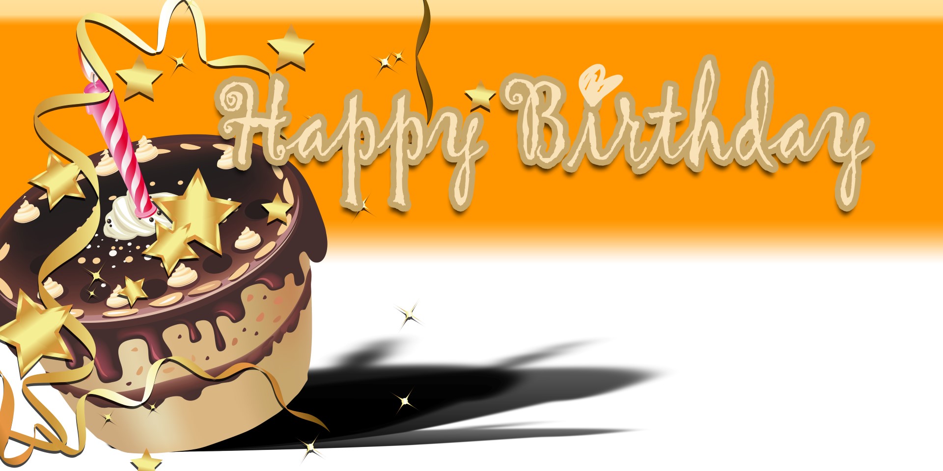 Happy Birthday Cake Banner