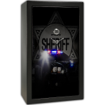 Gun Safe Decal - Large Sheriff Badge Cruiser