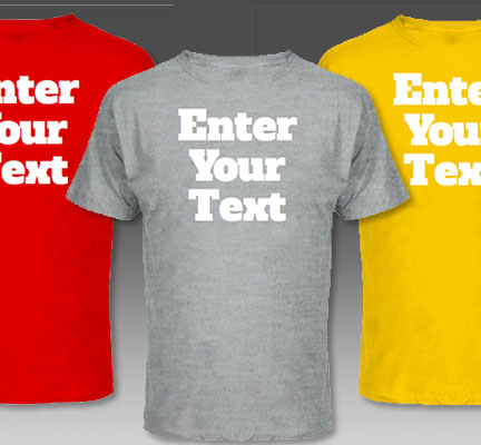custom t-shirts