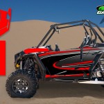 Red 2014 RZR XP2 1000 Custom Decal Kits – 2 Seater