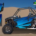 Blue 2014 RZR XP2 1000 Custom Decal Kits – 2 Seater