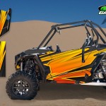 Orange 2014 RZR XP2 1000 Custom Decal Kits – 2 Seater