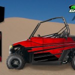 Red 2014 RZR XP2 1000 Custom Decal Kits – Mini 170