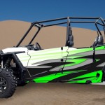 Green 2014 RZR XP2 1000 Custom Decal Kits – 4 Seater