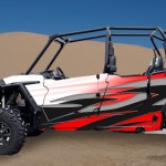 Red 2014 RZR XP2 1000 Custom Decal Kits – 4 Seater