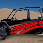 Red 2014 RZR XP2 1000 Custom Decal Kits – 4 Seater