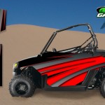 Red 2014 RZR XP2 1000 Custom Decal Kits – Mini 170
