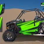 Green 2014 RZR XP2 1000 Custom Decal Kits – 2 Seater
