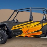 Orange 2014 RZR XP2 1000 Custom Decal Kits – 4 Seater