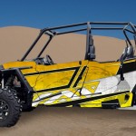 Yellow 2014 RZR XP2 1000 Custom Decal Kits – 4 Seater