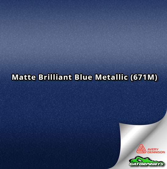 Matte Brilliant Blue Metallic (671M)