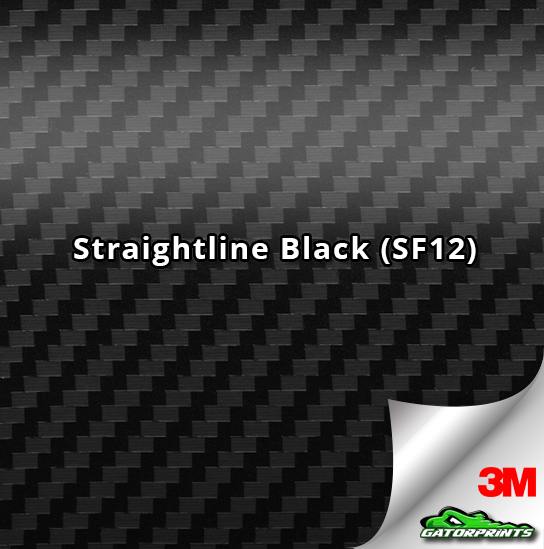 Black Carbon Fiber - 3M