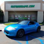 Nissan 370z Wrapped In 3M Gloss Blue Metallic3M 1080 Gloss Blue Metallic (G227)